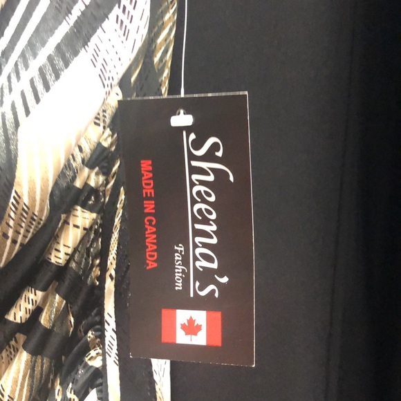 GORGEOUS RUSHED TOP, Made in Canada size M - Picture 5 of 5